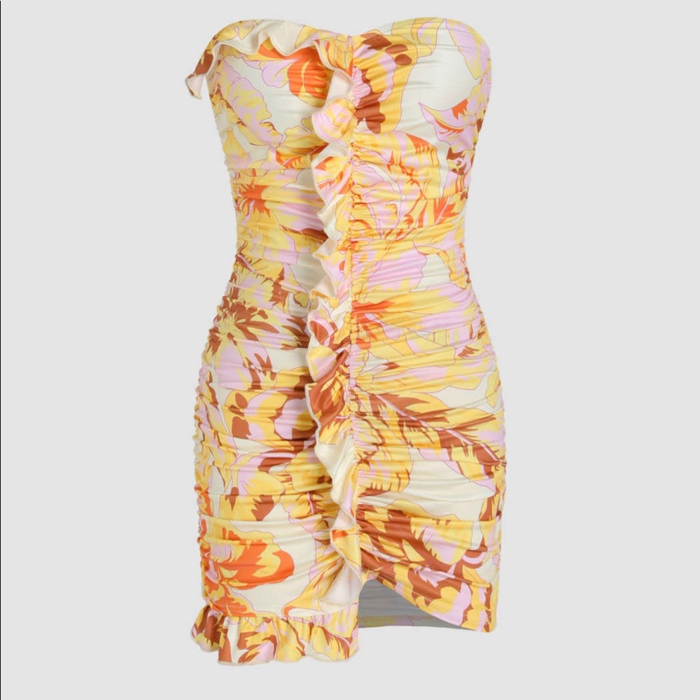 floral mini dress